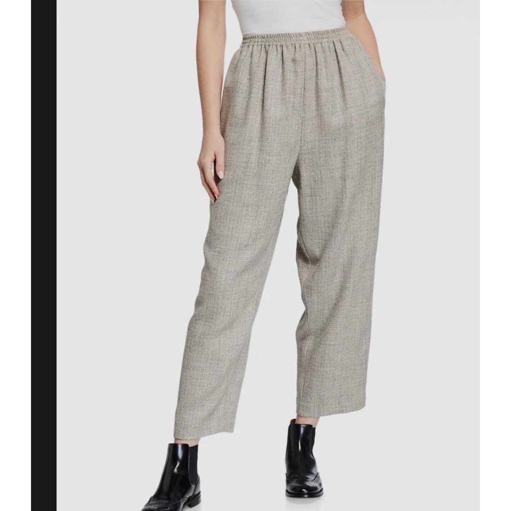 Eskandar Pull On Wool Alpaca Silk Pants 0 classic minimalist casual quiet luxury